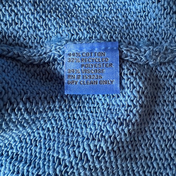 J MCLAUGHLIN SWEATER COTTON BLD LOOSE KNIT CREWNECK COASTAL CHIC CASUAL M - Picture 9 of 9